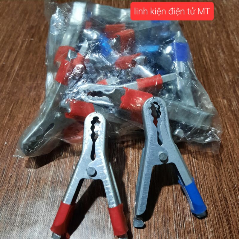 1 cặp kẹp bình màu xám . Loại tốt nhất