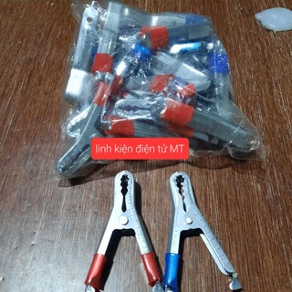 1 cặp kẹp bình màu xám . Loại tốt nhất