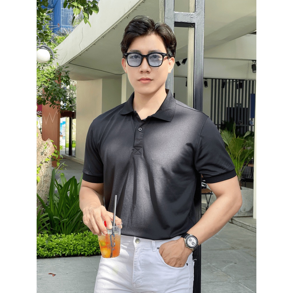 Áo polo nam PHỐI VAI, áo cao cấp vải cá sấu size VNXK sang trọng, thời trang - NEW UNISEX