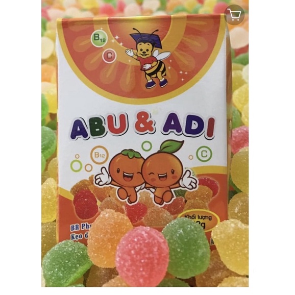 Abu Adi kẹo dẻo tam giác BR Pharma