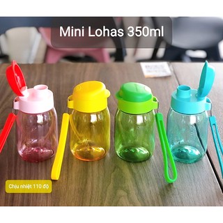 Bình nước tupperware cho bé mini lohas 350ml