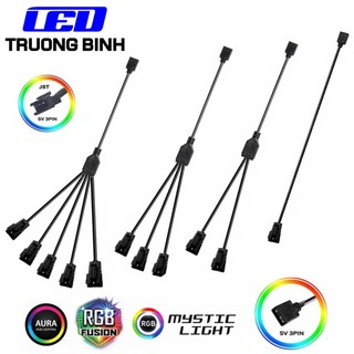 DÂY CHUYỂN ĐỔI ARGB 5V3PIN MÁY TÍNH PC SANG SM3PIN kẾT NỐI LED FULL MÀU WS2812B VỚI AURA