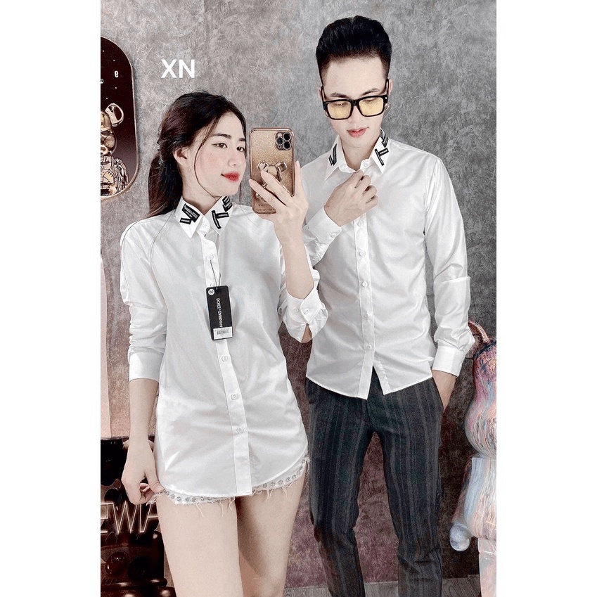Áo sơ mi nam - nữ mẫu mới siêu hot 2023, thời trang sang trọng, sơ mi phong cách hàn quốc -NEW UNISEX
