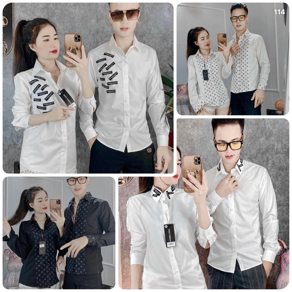 Áo sơ mi nam - nữ mẫu mới siêu hot 2023, thời trang sang trọng, sơ mi phong cách hàn quốc -NEW UNISEX