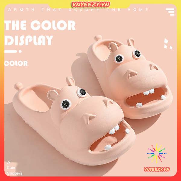 Dép bánh mì dép lê đế dày dễ thương hoạt hình chống trượt