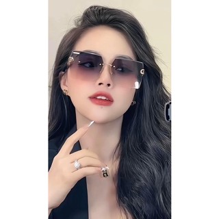 Kính mát cao cấp không viền, kính râm chống uv400 C35 hot tiktok Jolie eyewear