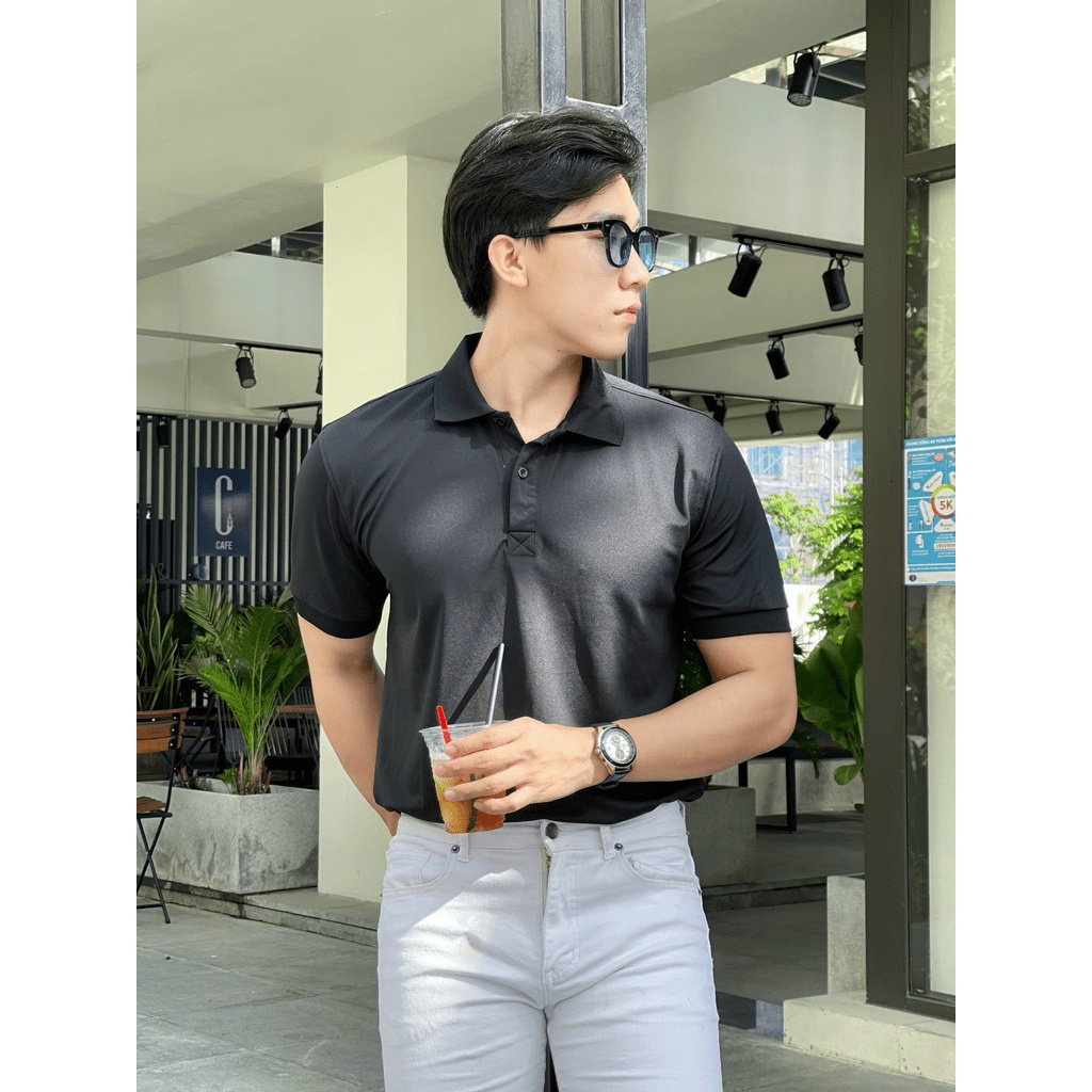 Áo polo nam PHỐI DỌC, áo cao cấp vải cá sấu size VNXK sang trọng, thời trang - NEW UNISEX