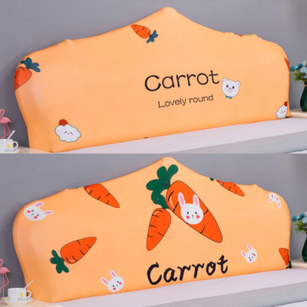 Vỏ Bọc Đầu Giường Hình Bán Nguyệt Co Giãn Phong Cách Châu Âu