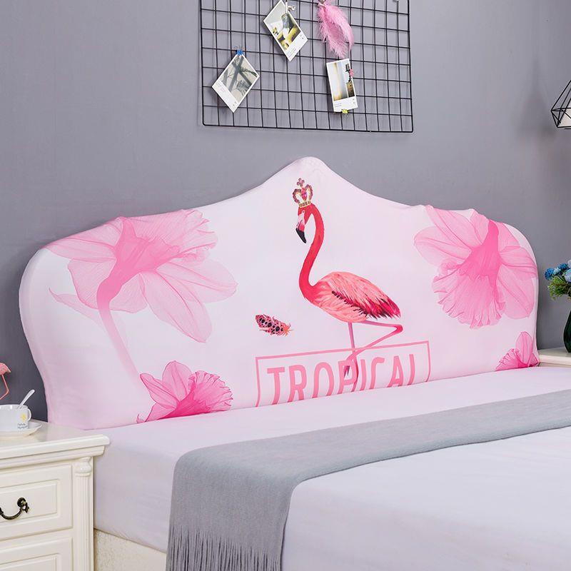 Vỏ Bọc Đầu Giường Hình Bán Nguyệt Co Giãn Phong Cách Châu Âu