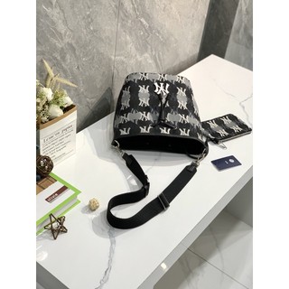 [ Chính hãng ] Túi xách thời trang MLB Argyle Monogram Large Bucket