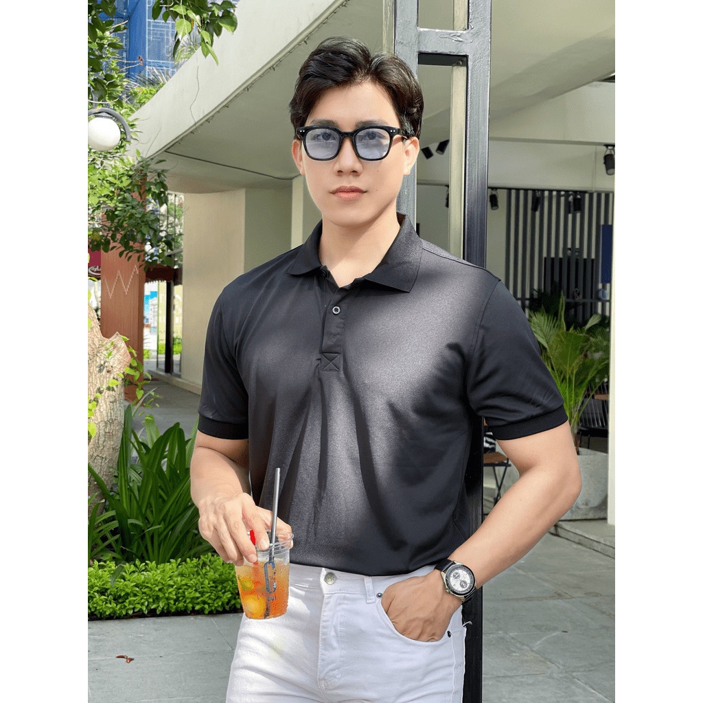 Áo polo nam phối đẹp, áo cao cấp vải cá sấu size VNXK sang trọng, thời trang - NEW UNISEX