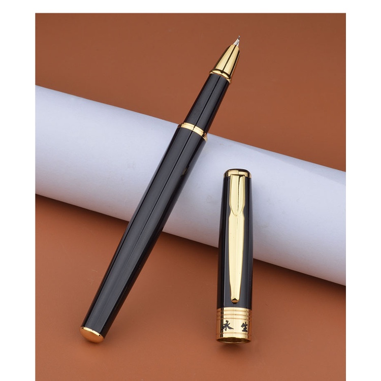 Bút máy ngòi cong cao cấp giá rẻ luyện viết Chữ Hán, chữ Trung Quốc có hộp kèm 2 ngòi dự phòng 0.7mm NHT Book