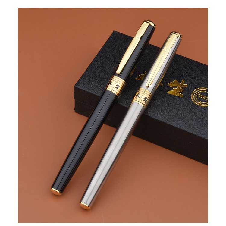 Bút máy ngòi cong cao cấp giá rẻ luyện viết Chữ Hán, chữ Trung Quốc có hộp kèm 2 ngòi dự phòng 0.7mm NHT Book