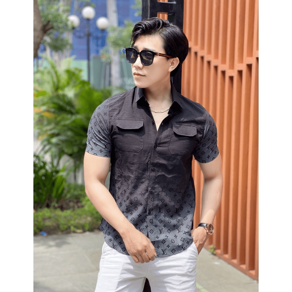 ÁO SƠ MI NAM CHẤT ĐŨI, PHỐI TÚI THỜI TRANG "SIU HOT" - NEW UNISEX