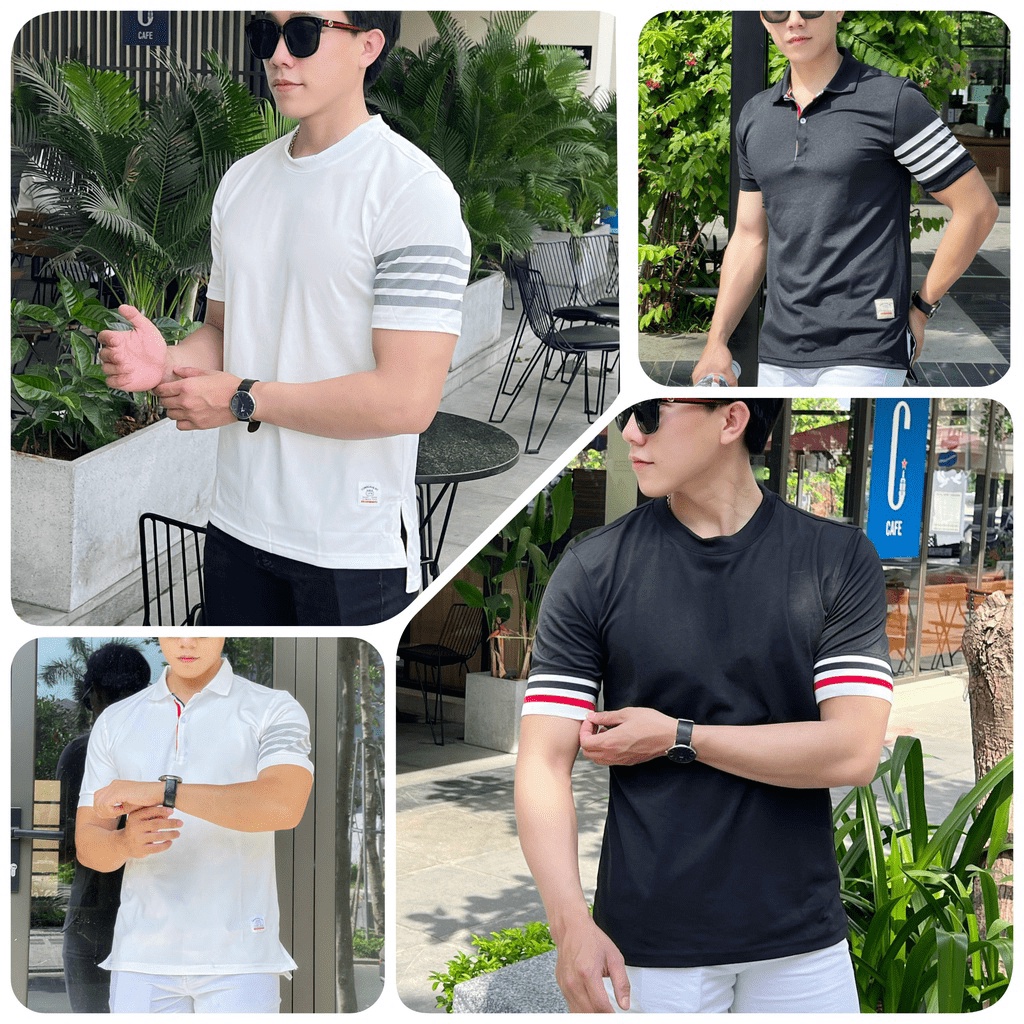 Áo polo nam PHỐI KHÓA KÉO SIÊU ĐẸP, áo cao cấp vải cá sấu size VNXK sang trọng, thời trang - NEW UNISEX