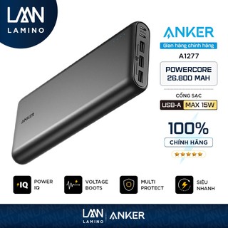 Pin sạc dự phòng anker powercore 26800mah - a1277 lamino