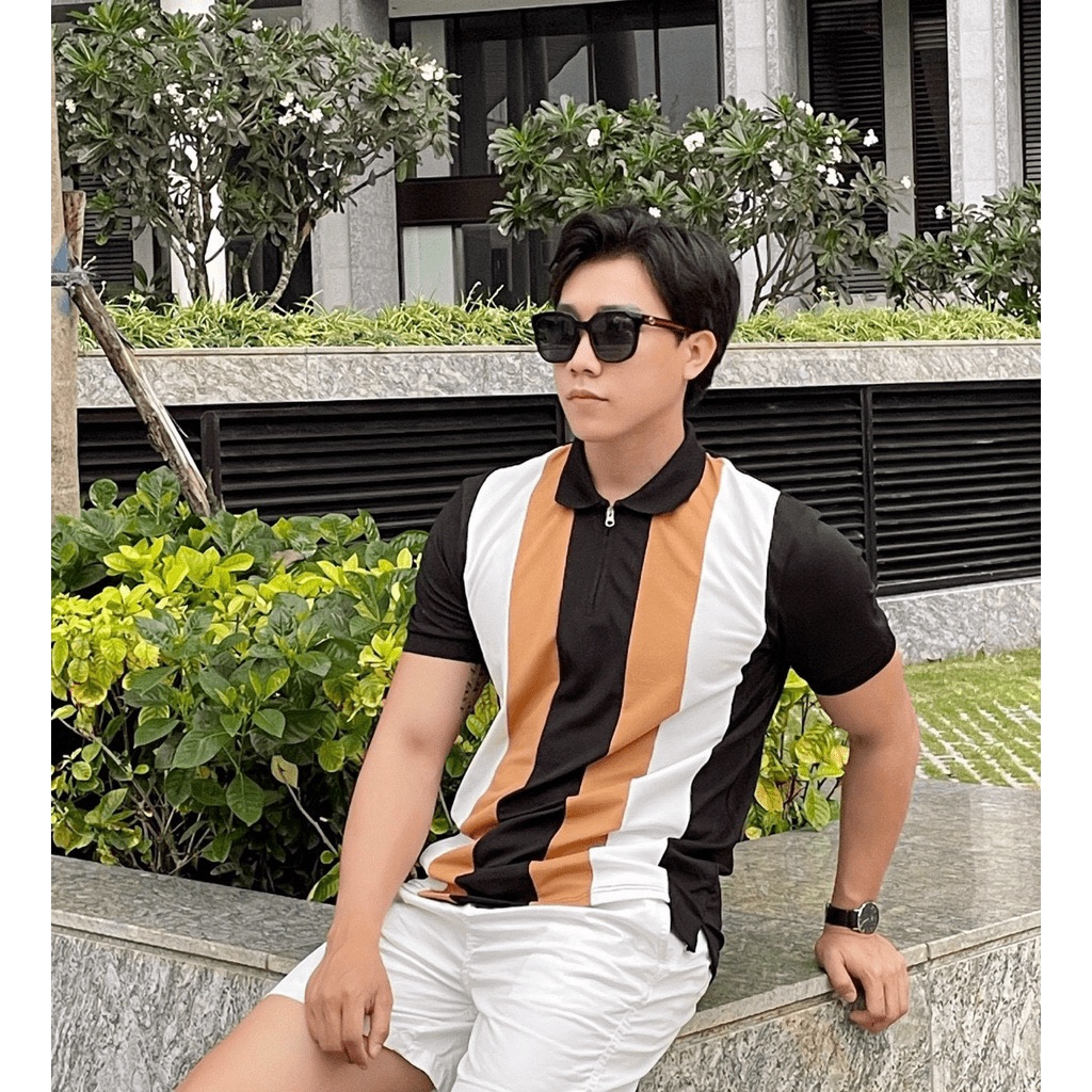 Áo polo nam có khóa kéo mẫu mới hottrend, áo cao cấp vải cá sấu size VNXK sang trọng, thời trang - NEW UNISEX