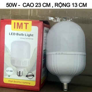 Bóng đèn led IMT 50W siêu sáng – kín nước - ánh sáng trắng - loại tốt - bảo hành 1 năm đổi mới