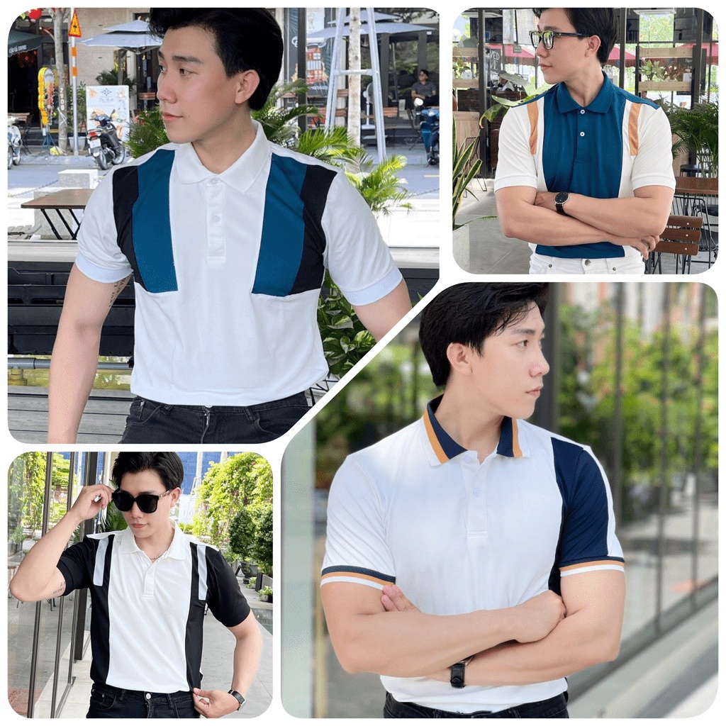 Áo polo nam THIẾT KẾ MỚI - PHONG CÁCH MỚI, áo cao cấp vải poly cá sấu VNXK sang trọng, thời trang - NEW UNISEX