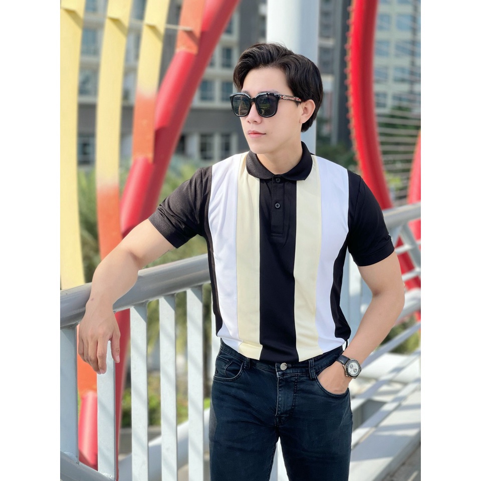 Áo polo nam THIẾT KẾ MỚI - PHONG CÁCH MỚI, áo cao cấp vải poly cá sấu VNXK sang trọng, thời trang - NEW UNISEX