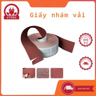 Giấy nhám vải khổ 10cm - nhám vải số aa150 - aa180 sản phẩm giống hình