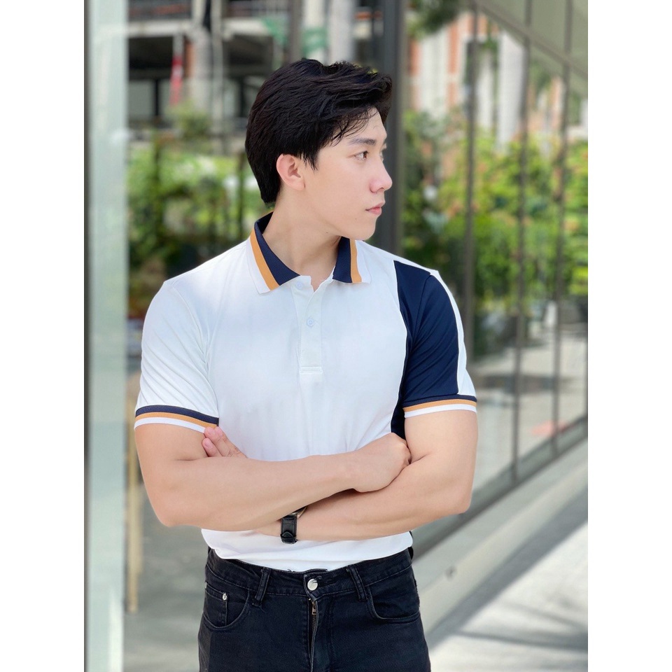 Áo THUN POLO nam. HỌA TIẾT TAY ÁO SIU HOT, áo cao cấp vải cá sấu size VNXK sang trọng, thời trang - NEW UNISEX