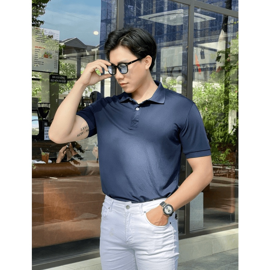 Áo polo nam màu trơn coe bản basic dễ phối đồ, áo cao cấp vải cá sấu size VNXK sang trọng, thời trang - NEW UNISEX