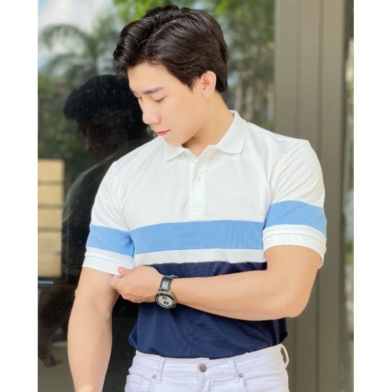 Áo polo nam màu xanh đen hot, áo cao cấp vải cá sấu size VNXK sang trọng, thời trang - NEW UNISEX