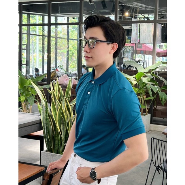 Áo polo nam màu trơn coe bản basic dễ phối đồ, áo cao cấp vải cá sấu size VNXK sang trọng, thời trang - NEW UNISEX