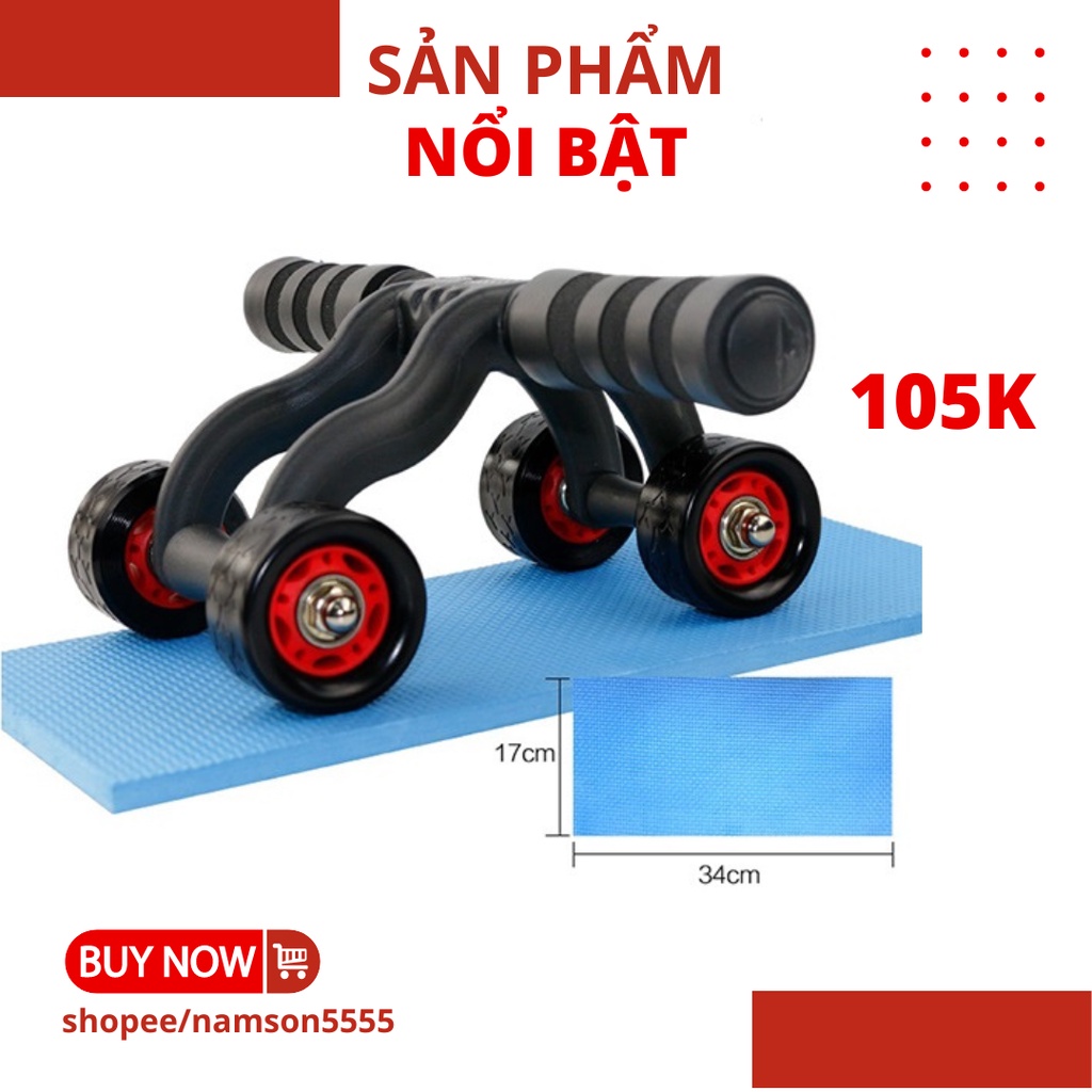 CON LĂN TẬP CƠ BỤNG 4 BÁNH AB