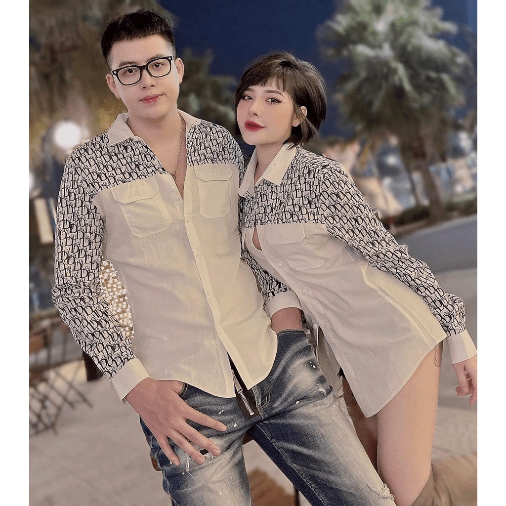Áo Sơ mi Nam CHẤT ĐŨI, IN THÊU HOT TREND - NEW UNISEX