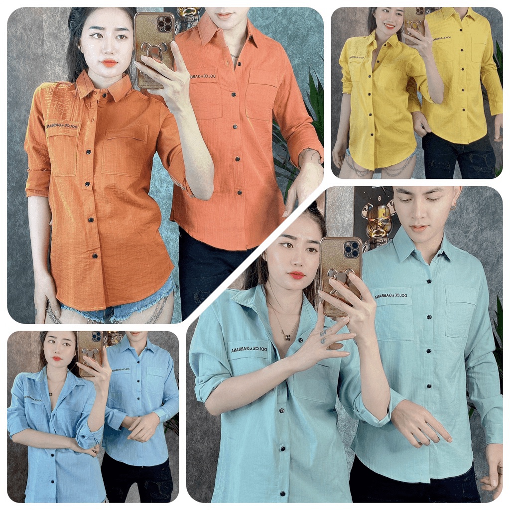 Áo Sơ mi Nam CHẤT ĐŨI, IN THÊU HOT TREND - NEW UNISEX