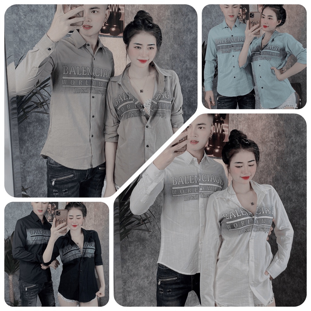 Áo Sơ mi Nam CHẤT ĐŨI, IN THÊU HOT TREND - NEW UNISEX