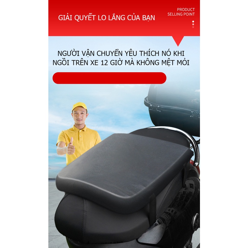 Đệm chống ê mông, chống nóng, chống thấm nước 4 mùa đa năng khi ngồi trên xe máy trong thời gian dài - Phượt XTU