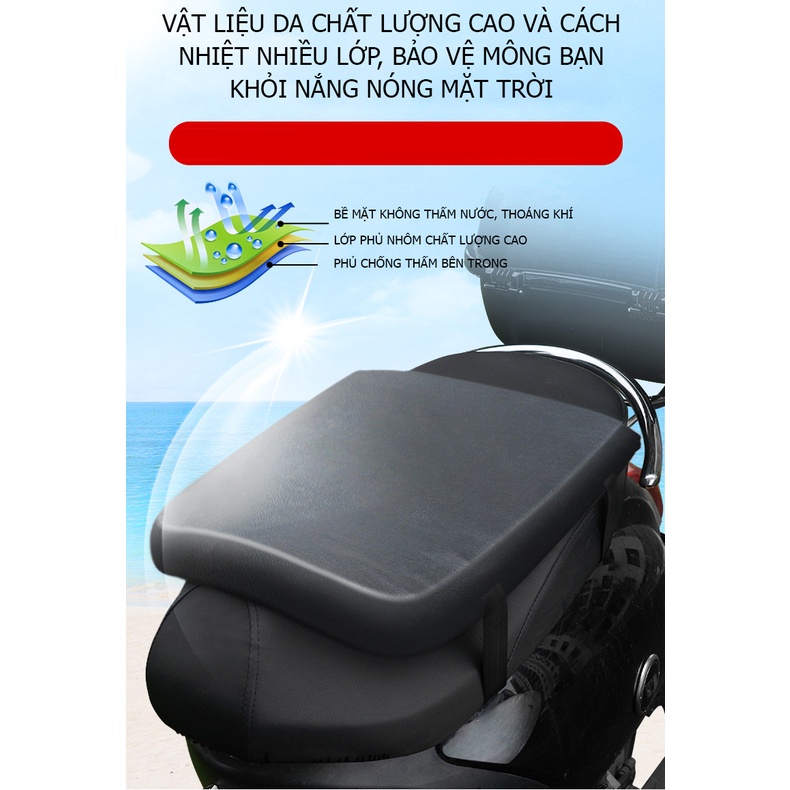 Đệm chống ê mông, chống nóng, chống thấm nước 4 mùa đa năng khi ngồi trên xe máy trong thời gian dài - Phượt XTU