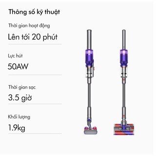 [Mã ELDYSON2A giảm 7% đơn 11TR] Máy hút bụi không dây Dyson Omni-glide™