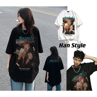 Áo thun SUZZIN A003 cotton tay lỡ cổ tròn dáng rộng phong cách Hàn Quốc thời trang unisex