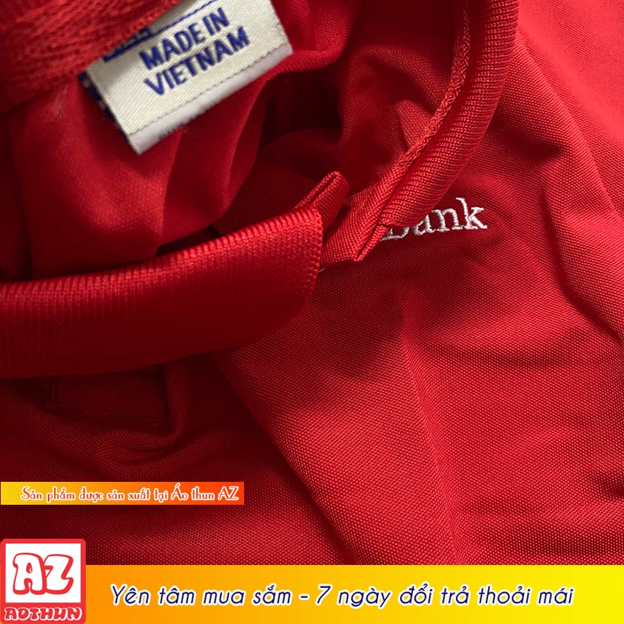 Áo thun polo nam nữ thêu logo đồng phục ngân hàng Seabank AT40