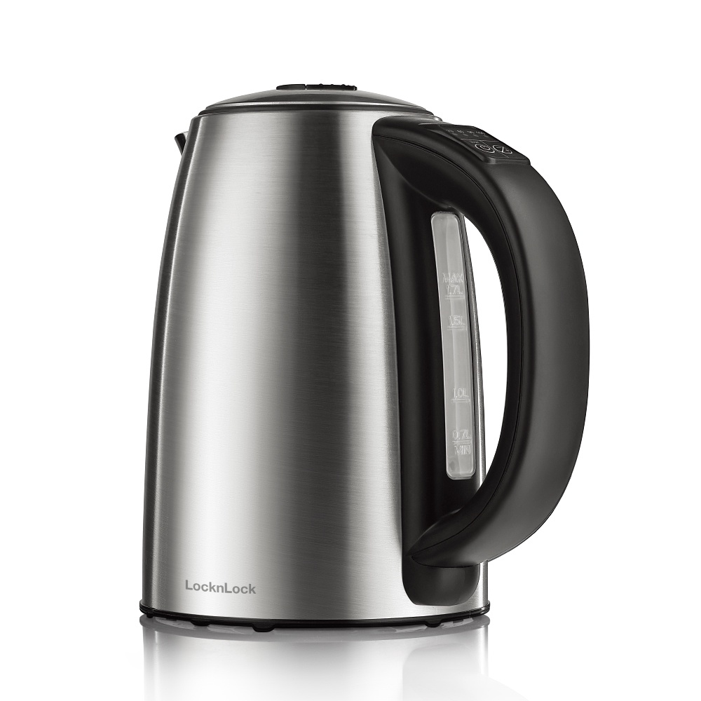 Bình đun siêu tốc Lock&amp;Lock temperature control electric kettle 1.7L EJK136SLV