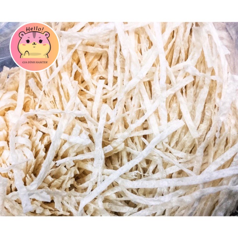 Snack cá tuyết sợi cho hamster - gia đình hamter