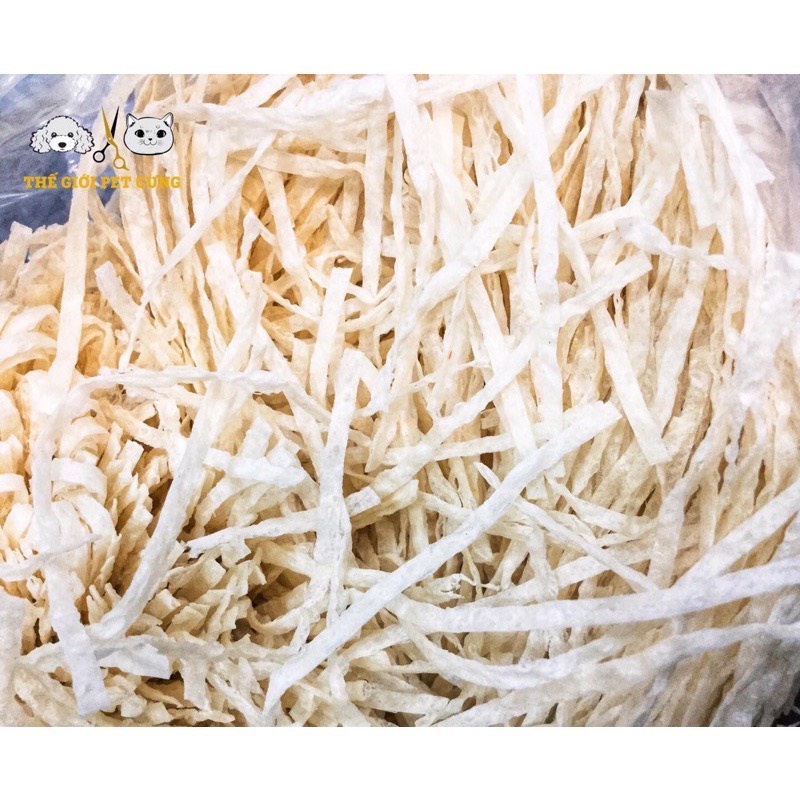 Snack cá tuyết sợi cho hamster - gia đình hamter