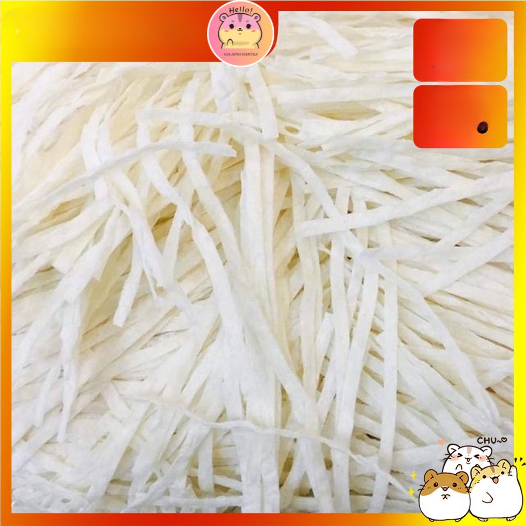 Snack cá tuyết sợi cho hamster - gia đình hamter