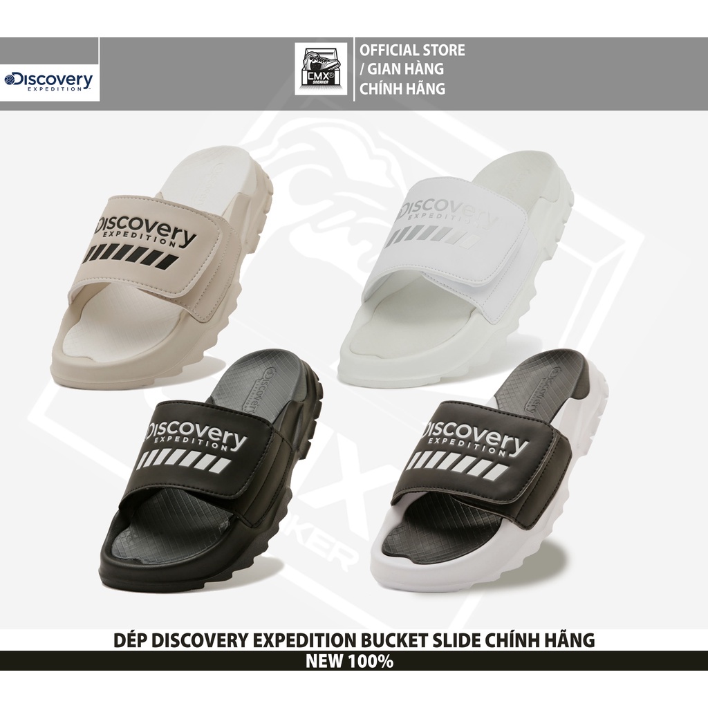 Dép dicovery bản cao cấp đế cao 4cm nữ nam  full box và giấy gói