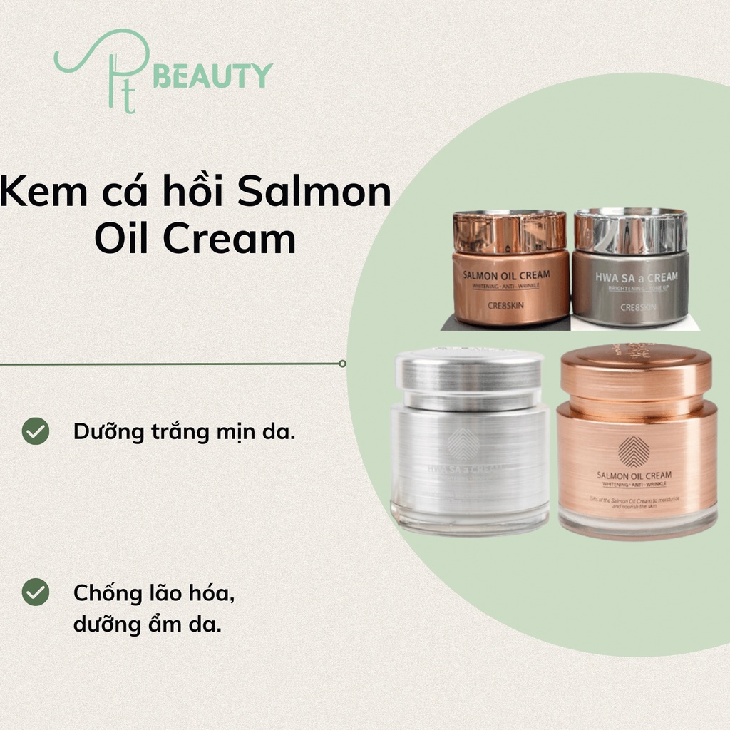 Kem Cá Hồi Salmon Oil Cream Cấp Ẩm Và Dưỡng Trắng