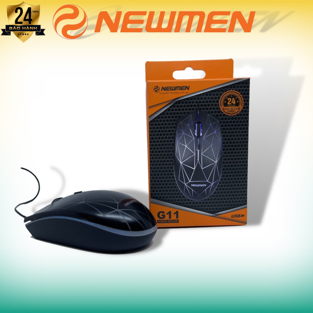 Chuột Gaming Newmen G11 Báo xám - Chuột dành cho game thủ và dân văn phòng