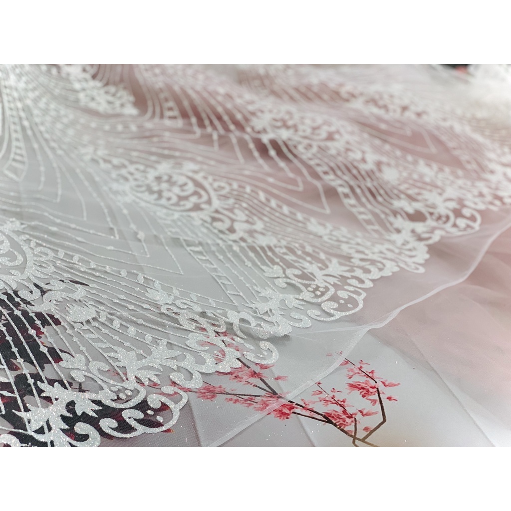 Vải kim tuyến 537