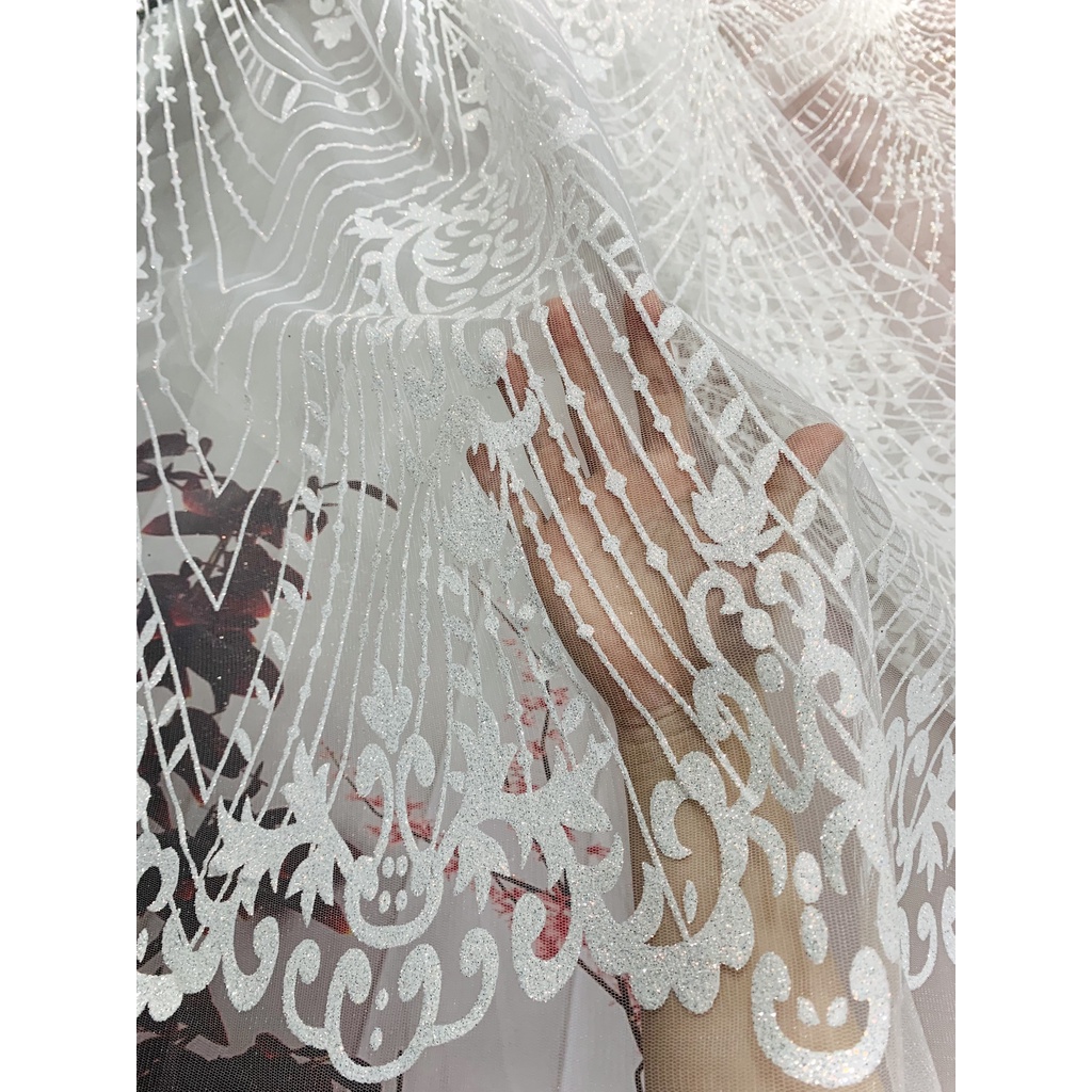 Vải kim tuyến 537