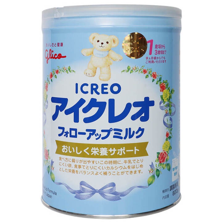 Glico Icreo Follow Up Milk số 1 820g (1 - 3 tuổi)