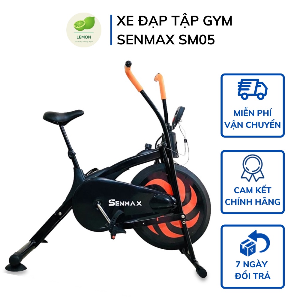 Xe Đạp Tập Gym Toàn Thân Senmax SM05 - Máy Tập Thể Dục Tại Nhà Đồng Hồ Hiển Thị, Đo Nhịp Tim - Bảo Hành 12 Tháng