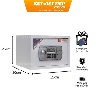 Két Sắt Mini Điện Tử Việt Tiệp Tiêu Chuẩn Khách Sạn, Két Sắt Âm Tường Có Thể Bắt Vít Vào Tủ Hoặc Vào Tường KS216